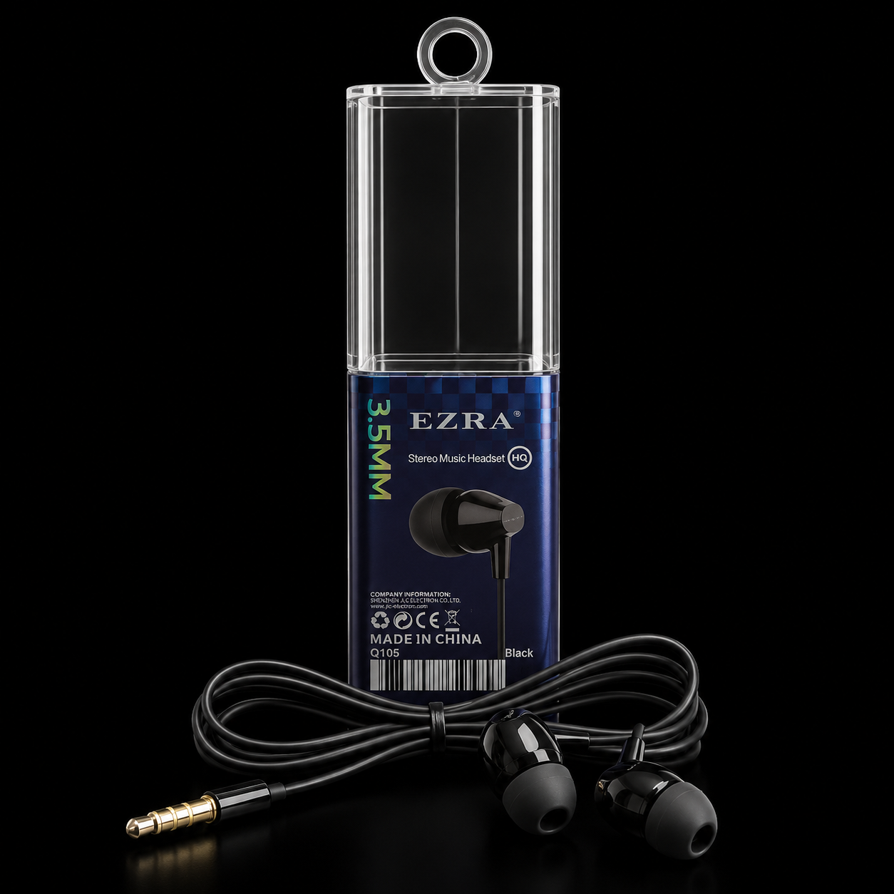 Ezra 3.5mm Jack Wired Earphone (Ear Tips)