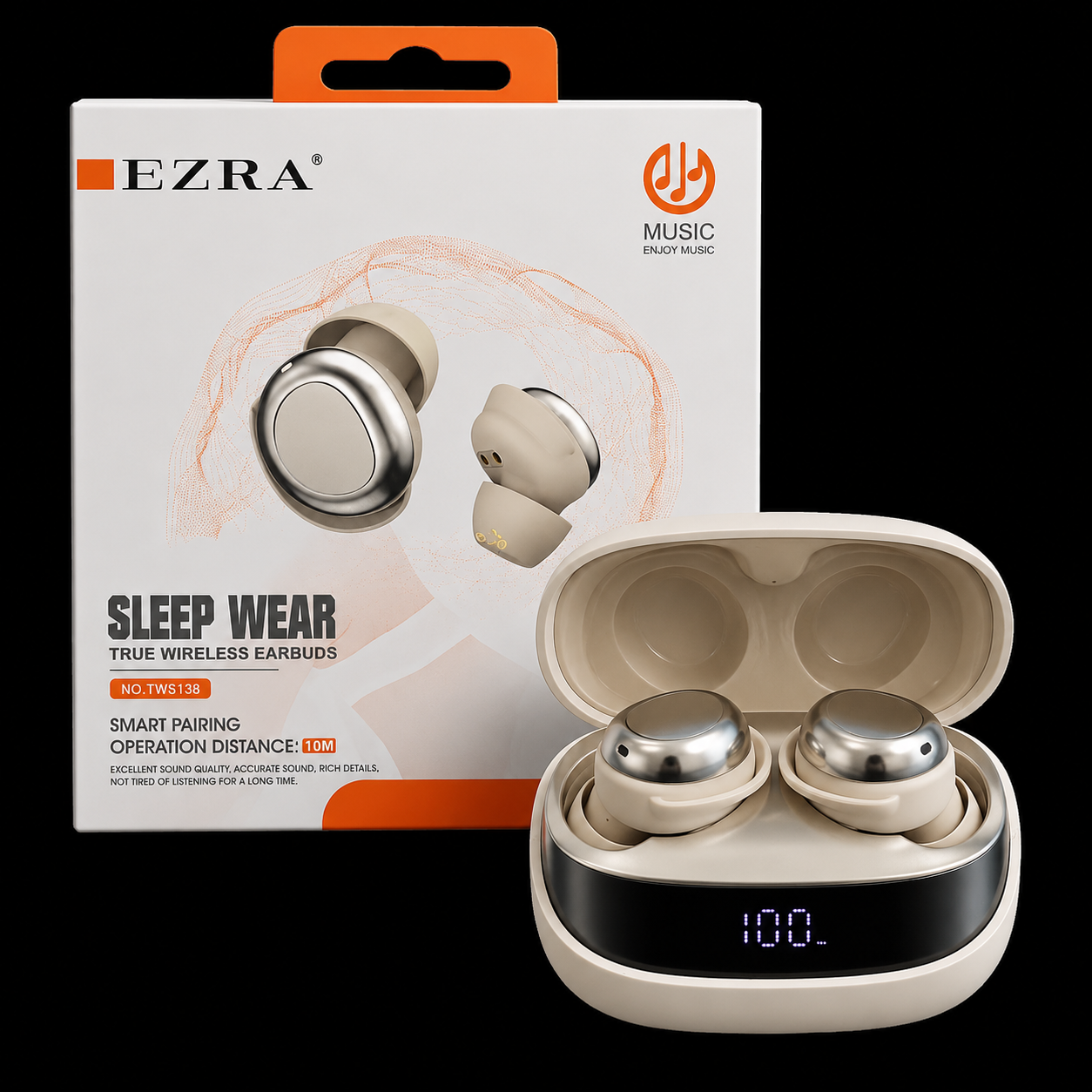 Ezra Tws138 Wireless Earbuds
