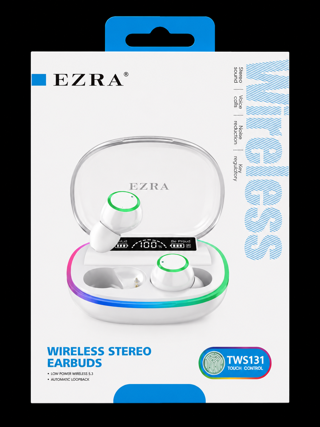 Ezra Tws131 Wireless Earbuds