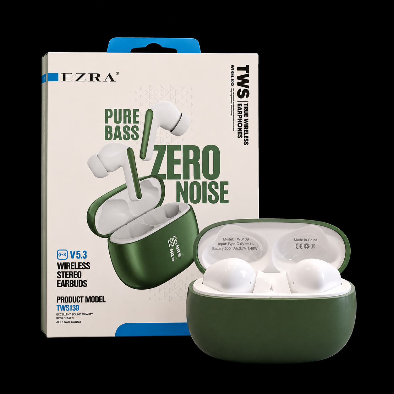 Ezra Tws139 Wireless Earbuds