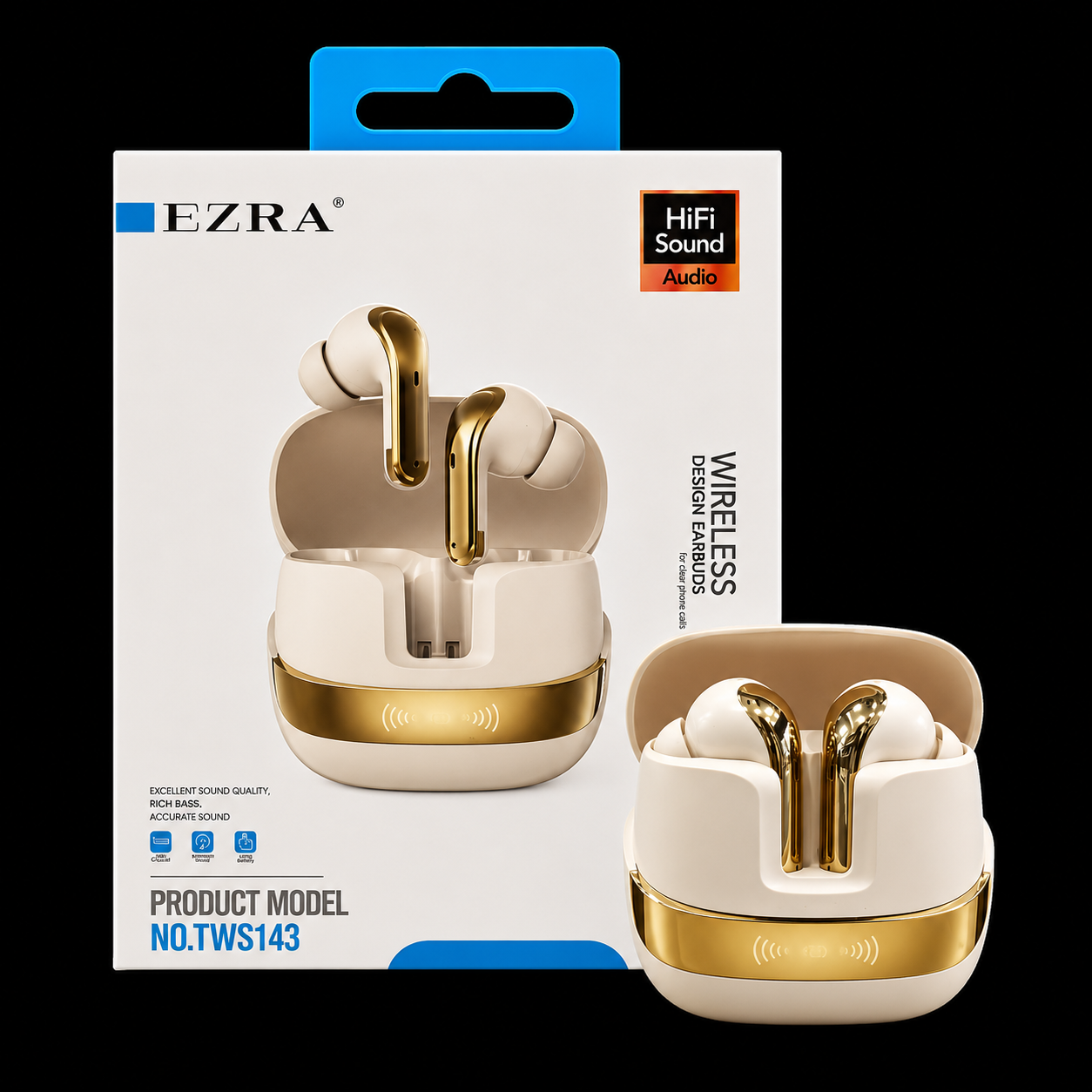 Ezra Tws143 Wireless Earbuds