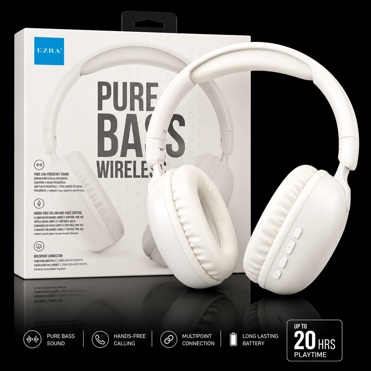 Ezra Bw85 Wireless Headphone
