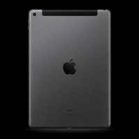 Preowned Excellent Apple ipad 7th Gen - Wifi + Cellular 128GB (BLACK)