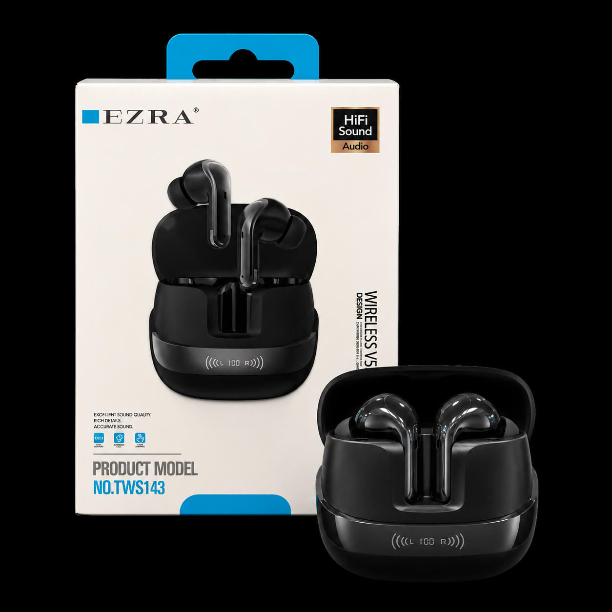 Ezra Tws143 Wireless Earbuds