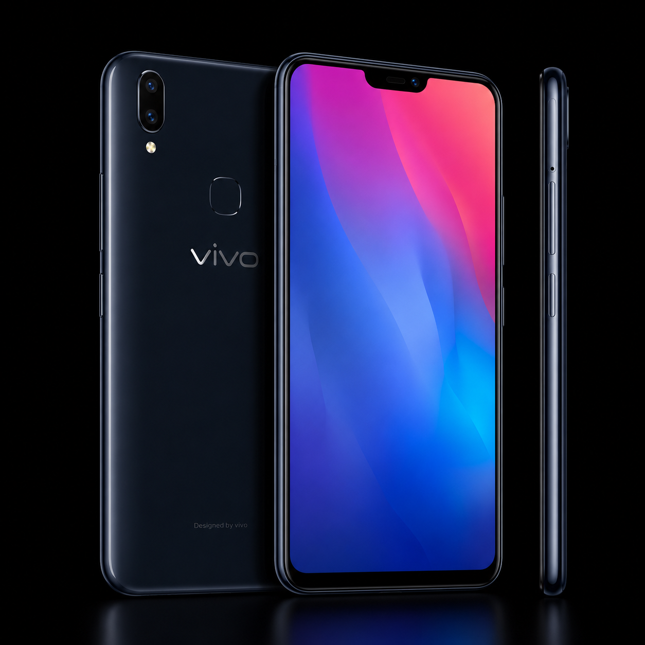 Refurbished Fair Vivo V9 - 4/64GB (BLACK)