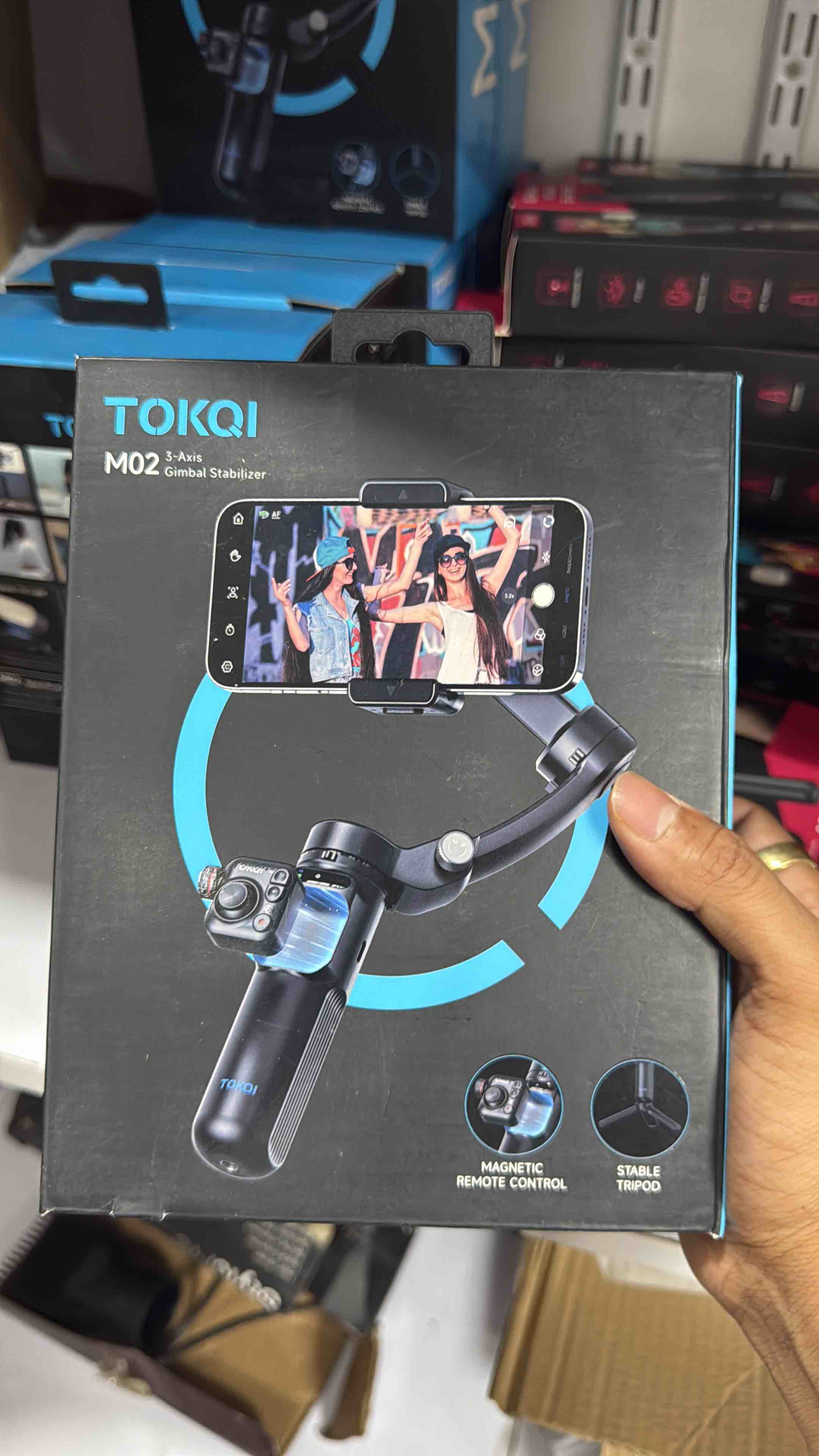 tokqi-m02-3-axis-handheld-gimbal-stabilizer-cell-phone-selfie-tripod-with-detachable-remote-for-iphone-android-smartphone