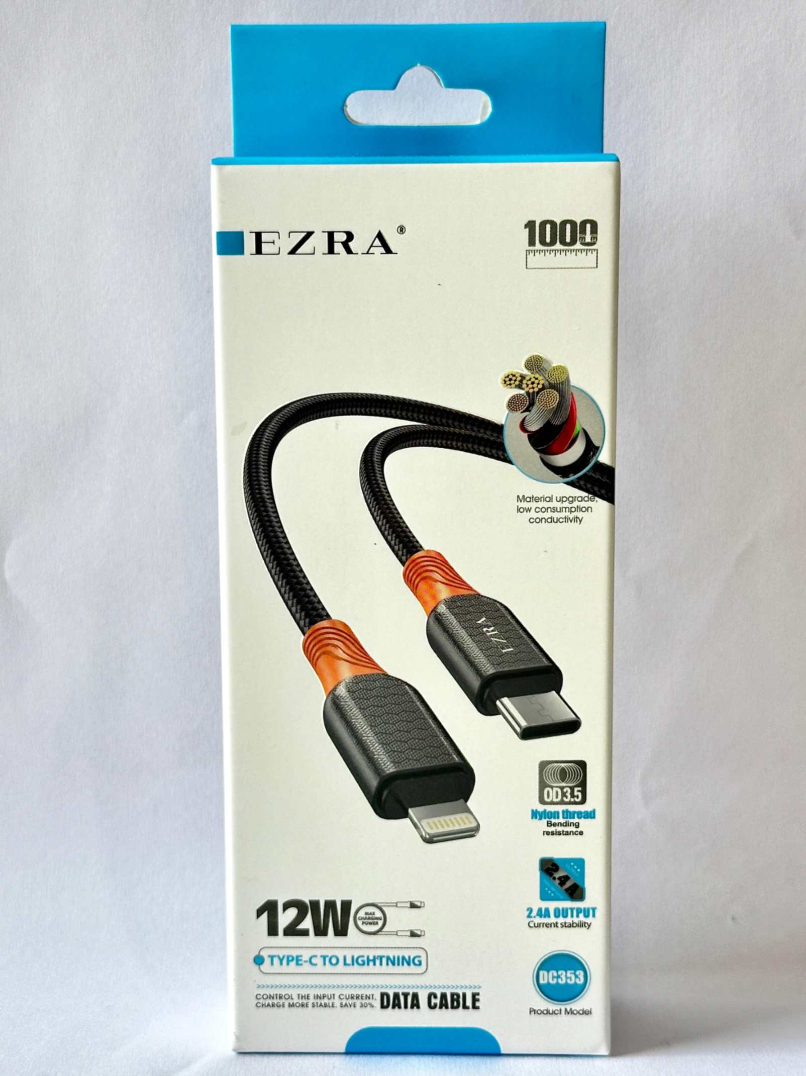 ezra-dc353-type-c-to-lightning-12w-cable