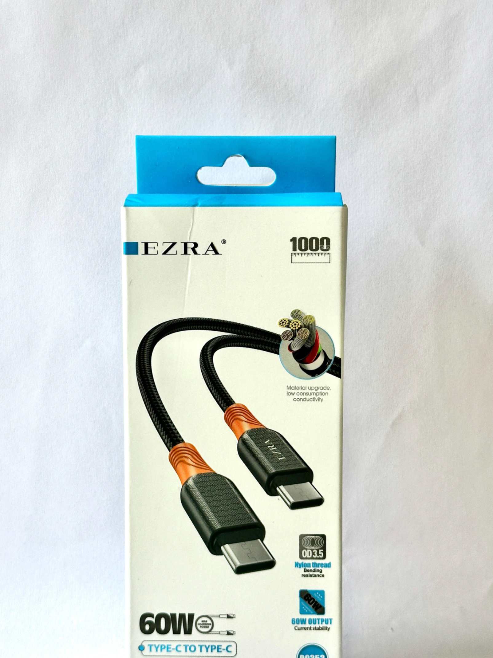 ezra-dc353-type-c-to-type-c-60w-cable