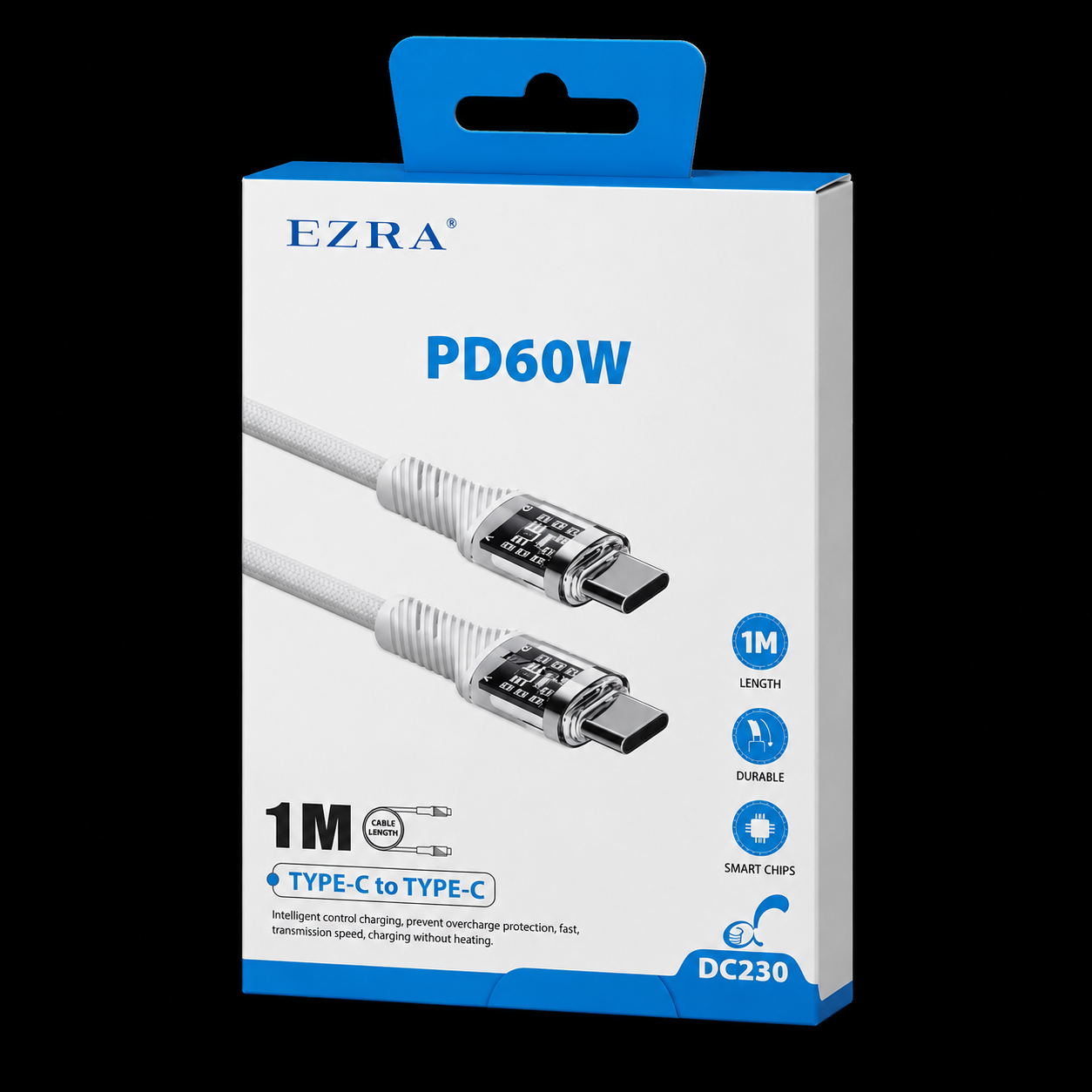 Ezra Usb Type-c To Type-c 60W Data Cable