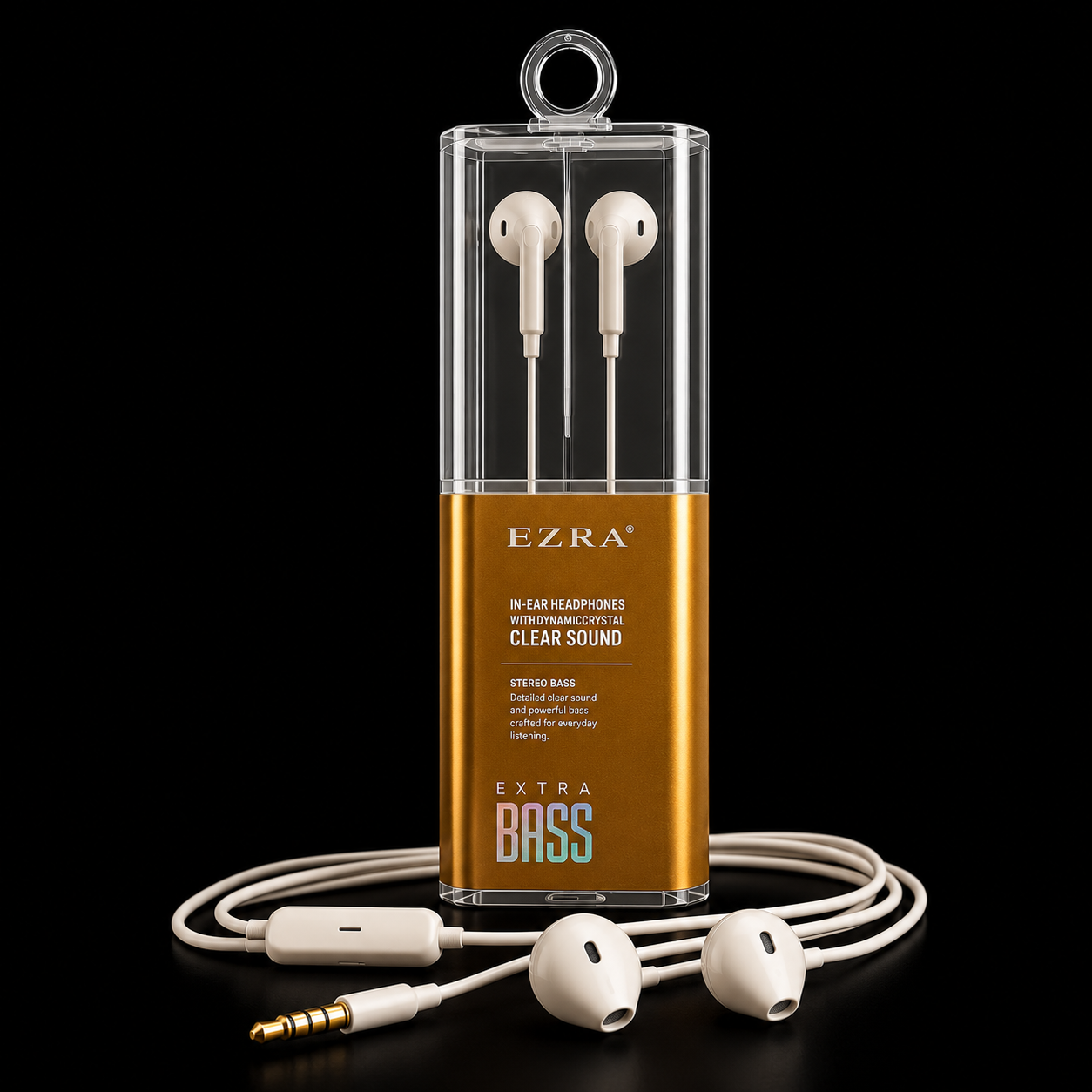 Ezra 3.5mm Jack Wired Earphone (Non Ear Tips)