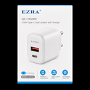 Ezra 20W Usb+Type-c Dual Output Wall Charger