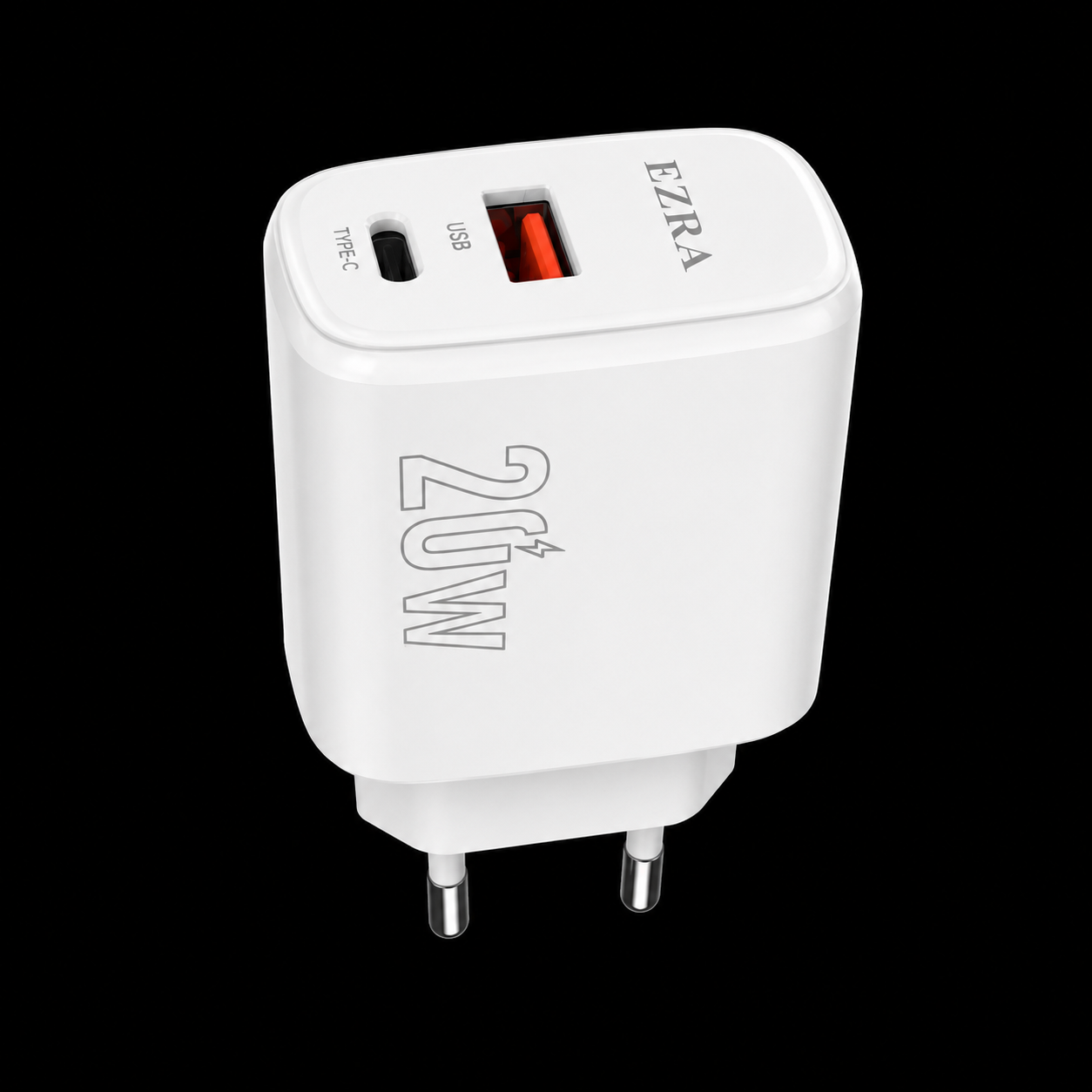 Ezra 20W Usb+Type-c Dual Output Wall Charger