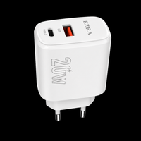 Ezra 20W Usb+Type-c Dual Output Wall Charger