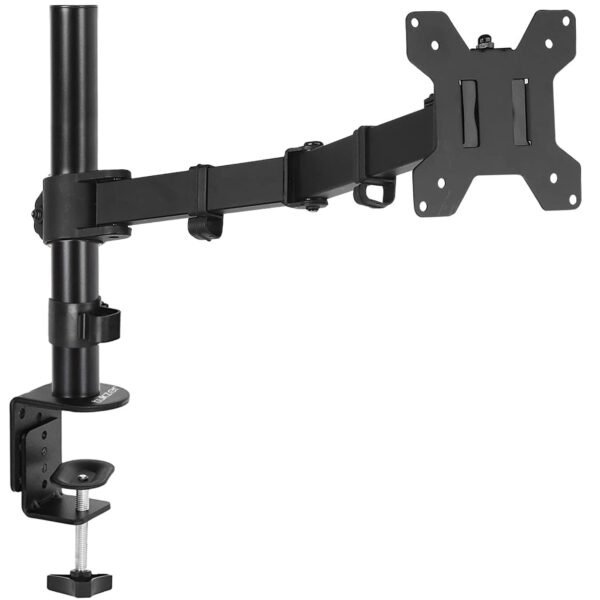 Openbox Tukzer Single 13 to 27-inch(33 to 68.5cm) LCD Monitor Desk Mount Stand, Height Adjustable Arm Mount, Fully Adjustable, Tilt, Articulating/Holds 1 Screen Stand-Steel (TZ-T19)