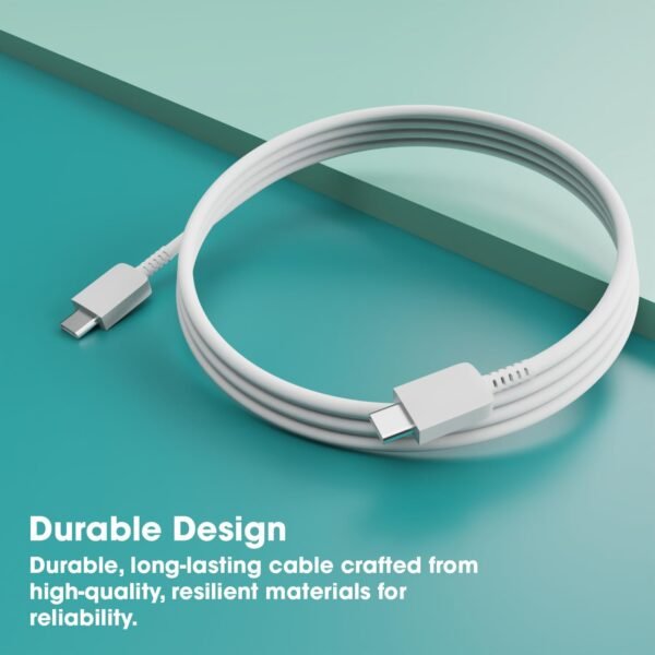 Samsung Original Type C to C 2M Fast Charging USB C Cable High-Speed & Data Transfer Compatible with Samsung Galaxy devices (Copy)