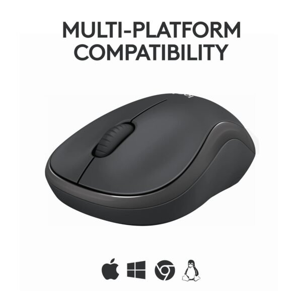 Openbox Logitech M240 Silent Bluetooth Mouse, Wireless, Compact, Portable, Smooth Tracking, 18-Month Battery, for Windows, macOS, ChromeOS, Compatible with PC, Mac, Laptop, Tablets 