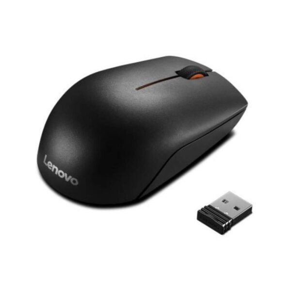 Openbox Lenovo 300 /1yr battery life Ambidextrous Ergonomic 1000 DPI Wireless Optical Mouse (Black)
