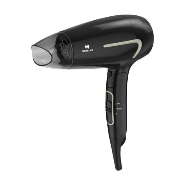 Havells HD3181 1600 Watts Unisex Foldable Hair Dryer (Black)