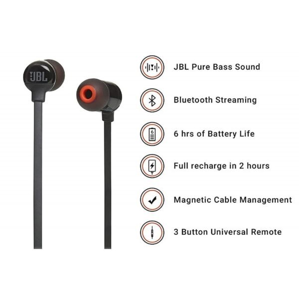 Openbox JBL T110BT Bluetooth Headset (Black) - Image 2