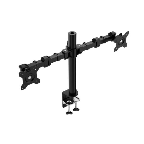 Openbox amazon basics Dual Monitor Stand - Height-Adjustable Arm Mount, Steel (Black) - Image 2