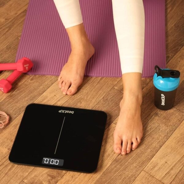 beatXP Gravity Elite Digital Weighing Scale for Body Weight with 6 mm Thick Tempered Glass - Image 2