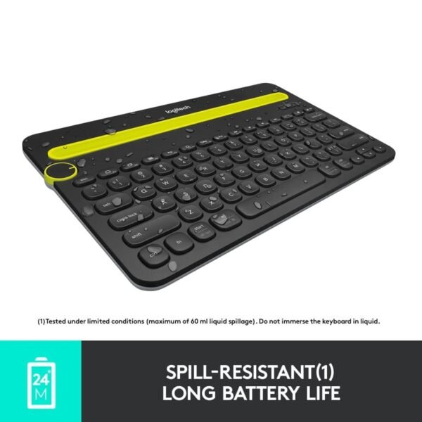 Openbox Logitech K480 Wireless Multi-Device Keyboard (Black) - Image 3