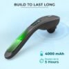 beatXP Stream Pro Cordless Full Body Massager Machine for Pain Relief with 4 Attachments - Image 3