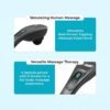 beatXP Stream Pro Cordless Full Body Massager Machine for Pain Relief with 4 Attachments - Image 6