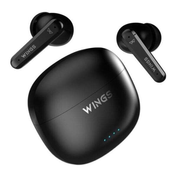 Openbox Wings Phantom 380 ANC Best Low Latency 30Hrs Earbuds, ANC Bluetooth Wireless Headphones, Ergonomic Case with LED Lights, 50 Hours Playtime, Quad ENC Mic, TWS Headset with Touch Controls